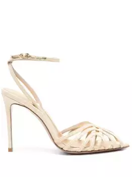 Босоножки Embrace 100 из рафии Le Silla, нейтральный