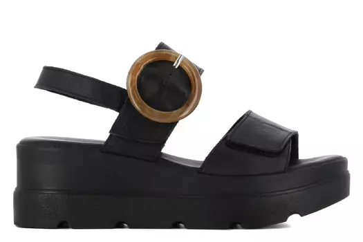 Босоножки Ervil на танкетке Casas, черный