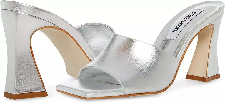 Босоножки Fairfax Heeled Sandal Steve Madden, цвет Silver Leather