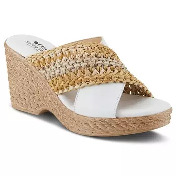 Босоножки Fazzina на танкетке Spring Step, белый