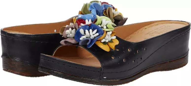 Босоножки Flowerchild Spring Step, черная кожа