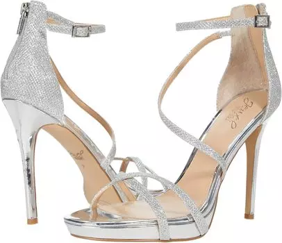 Босоножки Galen Jewel Badgley Mischka, цвет Silver
