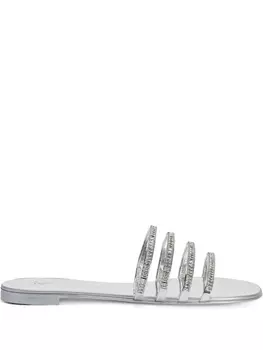 Босоножки Giuseppe Zanotti Iride, серебристый