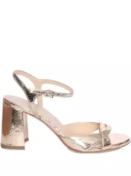 Босоножки Glenda на блочном каблуке Sergio Levantesi, золотой