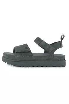 Босоножки Goldenstar из кожи Ugg, серый
