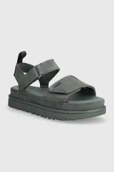 Босоножки Goldenstar замшевые Ugg, серый