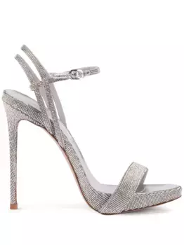 Босоножки Gwen 120 со стразами Le Silla, серебяный