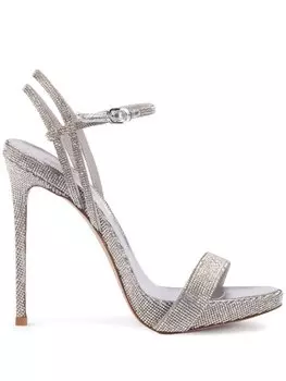 Босоножки Gwen со стразами Le Silla, серебристый