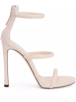 Босоножки Harmony 120 на шпильке Giuseppe Zanotti, розовый