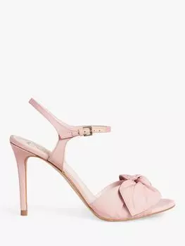 Босоножки Heevia на шпильке с бантом Ted Baker, темно-розовый