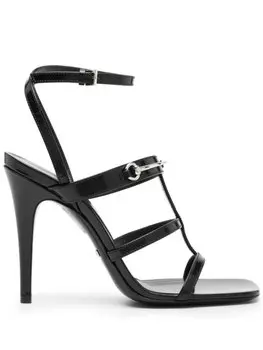 Босоножки Horsebit 105 Gucci, черный