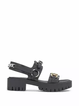 Босоножки Horsebit Gucci, черный