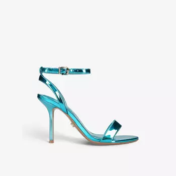 Босоножки Idol 100 на каблуке из искусственной кожи с металлизированными заклепками и заклепками C Carvela, синий