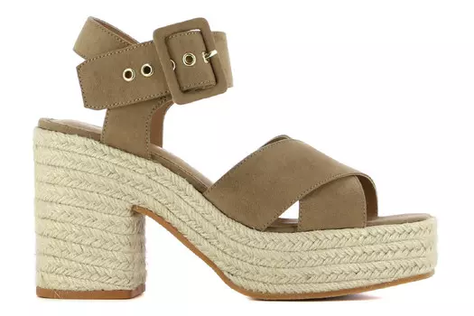 Босоножки Ingrid на каблуке Camila'S, коричневый