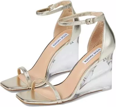 Босоножки Isobel Wedge Sandal Steve Madden, цвет Platinum