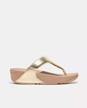 Босоножки из платины FitFlop, серебряный