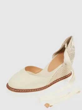 Босоножки из текстиля модель "Cintia" Castaer, молочный