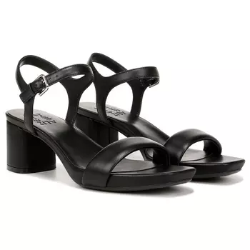Босоножки Izzy Naturalizer, черная кожа