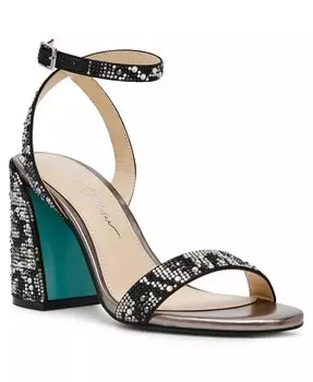 Босоножки Jet со стразами Betsey Johnson, зеленый