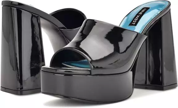 Босоножки Jilie 3 Nine West, цвет Black Patent