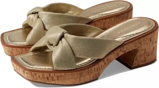 Босоножки Jolie Bernardo, цвет Champagne Metallic Suede