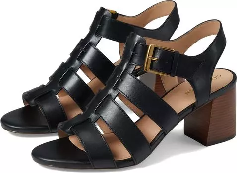 Босоножки Josie Fisherman Sandal 65 mm Cole Haan, черная кожа