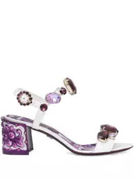 Босоножки Keira 60 DOLCE & GABBANA, белый