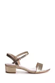 Босоножки Kezzi Barely There на низком каблуке Linzi, желтый