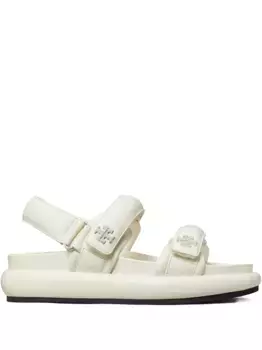 Босоножки Kira на платформе из коллаборации с BonBon Tory Burch, белый