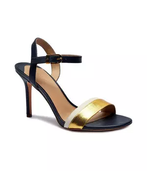 Босоножки кожаные Lauren Ralph Lauren Gwen II на шпильке, синий