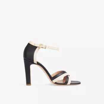 Босоножки кожаные Lk Bennett Lennon, черный / кремовый