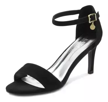 Босоножки LASCANA на высоком каблуке, босоножки с ремешками, модный дизайн и украшение пряжками, черный