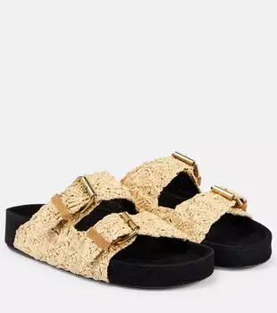 Босоножки lennyo на платформе Isabel Marant, бежевый