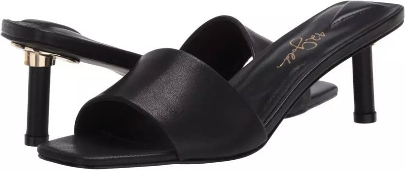 Босоножки Lilith 42 GOLD, черная кожа