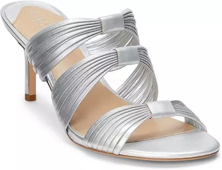 Босоножки Lorraine Heel Sandal LAUREN Ralph Lauren, цвет Bright Silver