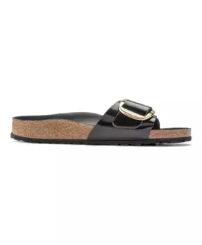 Босоножки Madrid с большими пряжками Birkenstock, черный