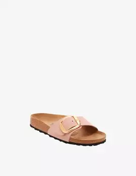 Босоножки Madrid с большой пряжкой Birkenstock, розовый