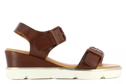 Босоножки Mallo на танкетке Casas, коричневый