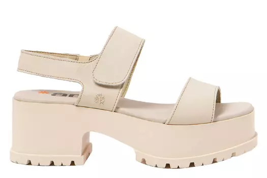 Босоножки Manchester на каблуке Art, белый