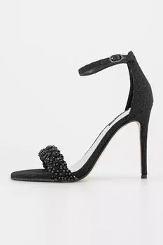 Босоножки Marelov на высоком каблуке Nine West, черный