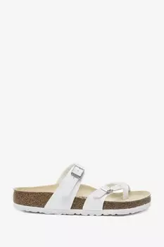 Босоножки Mayari с цветочным принтом Birkenstock, белый