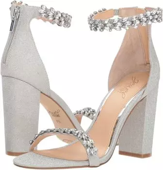 Босоножки Mayra Jewel Badgley Mischka, цвет Silver