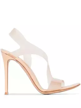 Босоножки Metropolis 105 Gianvito Rossi, нейтральный