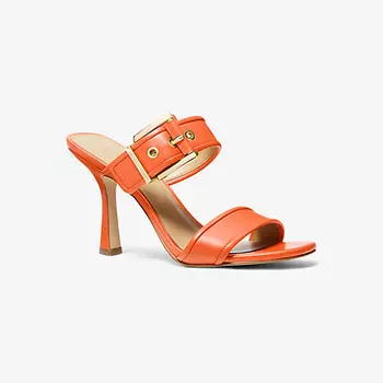 Босоножки Michael Kors Colby Leather Sandal, оранжевый