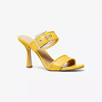 Босоножки Michael Kors Colby Leather Sandal, желтый