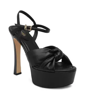 Босоножки Michael Kors Elena кожаные на шпильке, черный