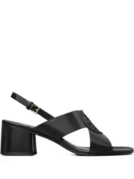 Босоножки Miller 55 с ремешком на пятке Tory Burch, черный