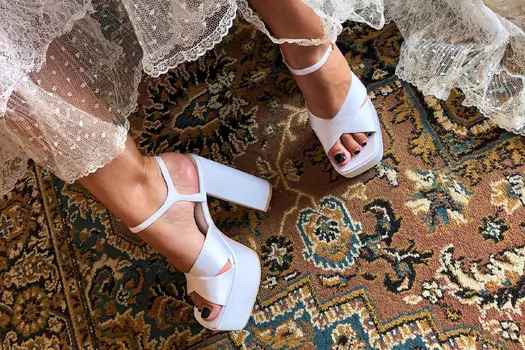 Босоножки Mino на каблуке Camila'S, белый