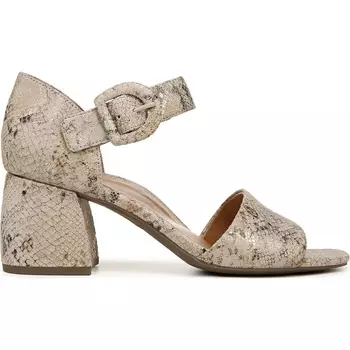 Босоножки на блочном каблуке Chardonnay Vionic, oatmeal leather