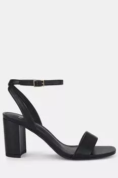 Босоножки на блочном каблуке WIDE FIT MARTINEZ Novo, черный